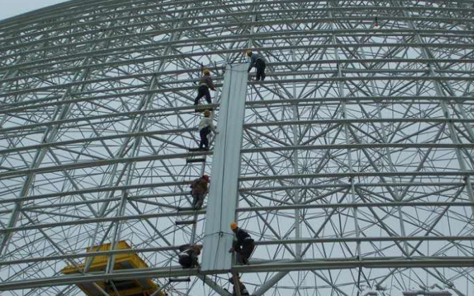 淮北网架装配好以后应当留神哪八项验收事件